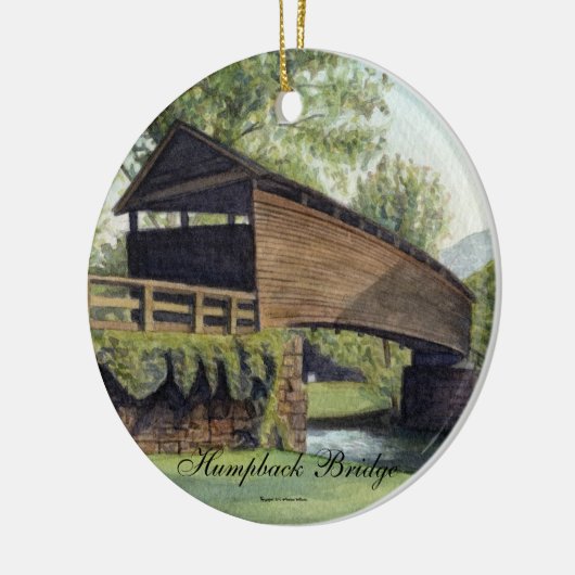 Humpback Bridge Keramisch Ornament (Links)