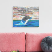 HUMPBACK CANVAS AFDRUK (Insitu (Woonkamer))
