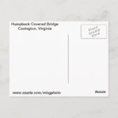 Humpback Covered Bridge Briefkaart (Achterkant)