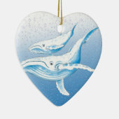 Humpback Family Keramisch Ornament (Rechts)