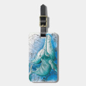 Humpback Family  Map Bagagelabel (Voorkant verticaal)