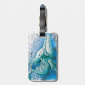 Humpback Family  Map Bagagelabel (Achterkant verticaal)