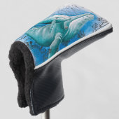 Humpback Family  Map Golfheadcover (3/4 voorkant)