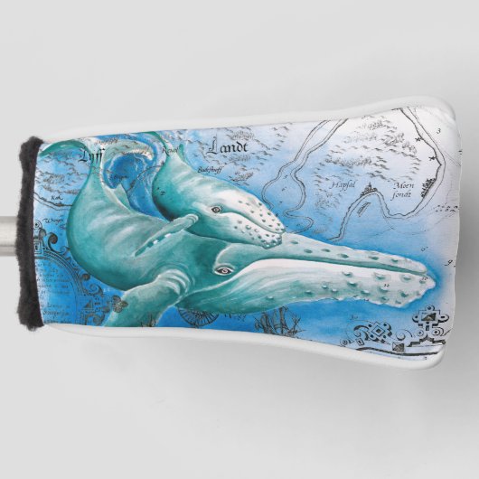 Humpback Family  Map Golfheadcover (Voorkant)