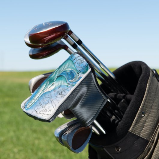 Humpback Family  Map Golfheadcover (Insitu)