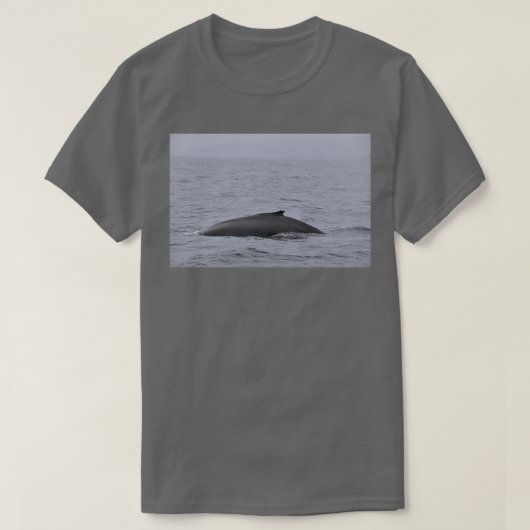 Humpback komt uit het water t-shirt (Design voorkant)