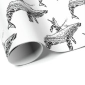 Humpback met baby cadeaupapier (Rol Hoek)
