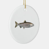 Humpback Salmon (oceaanfase) Keramisch Ornament (Rechts)