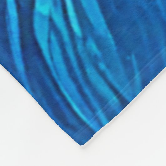 Humpback Sunset Leap Art Fleece Deken (Hoek)