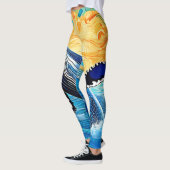 Humpback Sunset Sprong Kunst Leggings (Links)