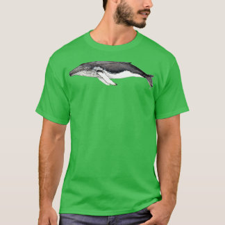 Humpback walvis 50 t-shirt