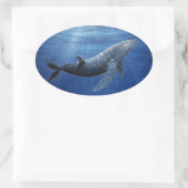 Humpback Walvis Oceaan Sticker (Tas)