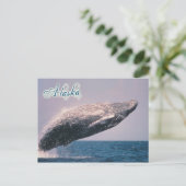 Humpback walvisjacht, Alaska Briefkaart (Staand voorkant)