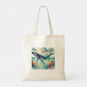 Humpback whale 220824AREF108 - Watercolor Tote Bag (Achterkant)
