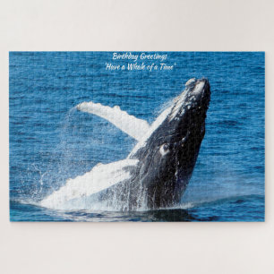 Humpback Whale Alaska Jigzaag Puzzle Legpuzzel