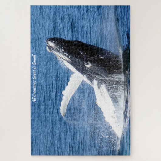 Humpback Whale Alaska Jigzaag Puzzle Legpuzzel (Verticaal)