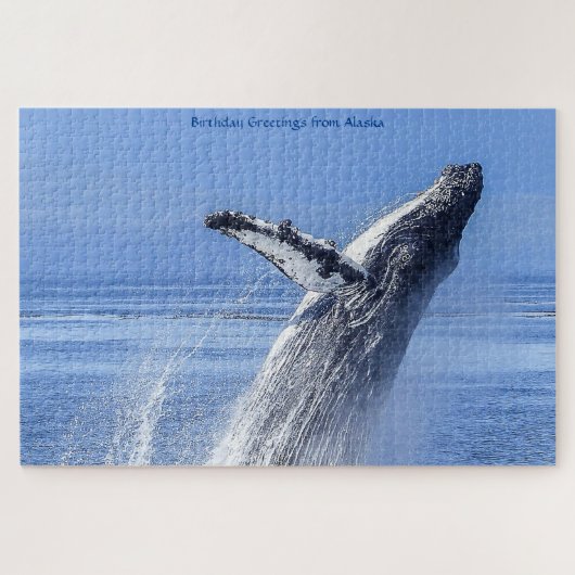 Humpback Whale Alaska Jigzaag Puzzle Legpuzzel (Horizontaal)