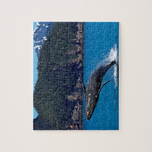 Humpback Whale Alaska Legpuzzel (Verticaal)