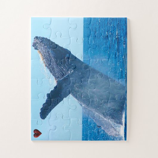 Humpback Whale Alaska Legpuzzel (Verticaal)