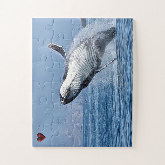 Humpback Whale Alaska Legpuzzel (Verticaal)