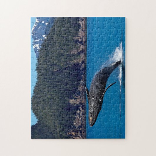 Humpback Whale Alaska Legpuzzel (Verticaal)