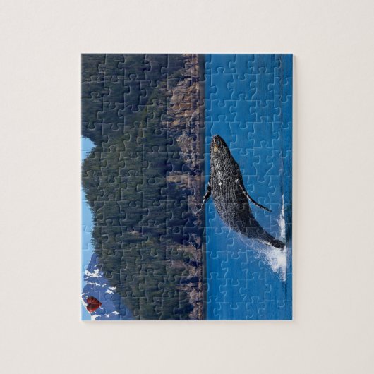 Humpback Whale Alaska Legpuzzel (Verticaal)