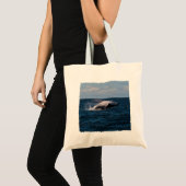 Humpback Whale Baching - Canvas tas (Voorkant (product))