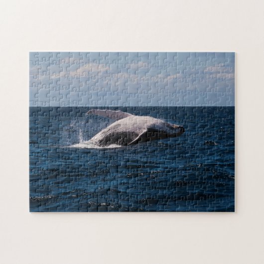 Humpback Whale Bitting Pacific Ocean Legpuzzel (Horizontaal)