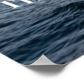 Humpback Whale Breaching at Sunset Poster (Hoek)