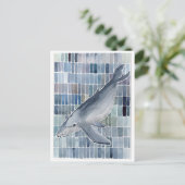 Humpback Whale Briefkaart (Staand voorkant)