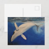 Humpback Whale Briefkaart (Voorkant / Achterkant)