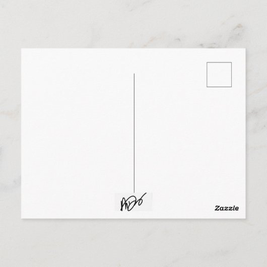 Humpback Whale Briefkaart (Achterkant)