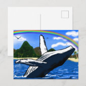 Humpback Whale Briefkaart (Voorkant / Achterkant)