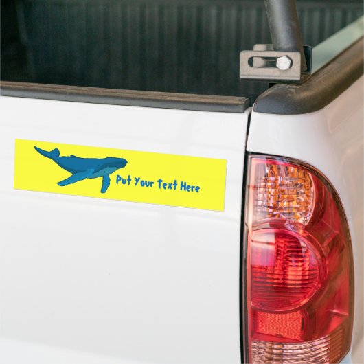 Humpback Whale Bumpersticker (Op Truck)