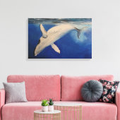 Humpback Whale Canvas Afdruk (Insitu (Woonkamer))