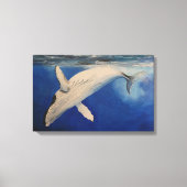 Humpback Whale Canvas Afdruk (Voorkant)
