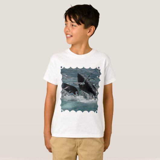 Humpback Whale Children's Sweatshirt (Voorkant volledig)