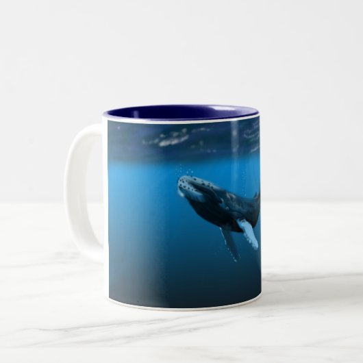 Humpback Whale Coffee Mok (Voorkant links)