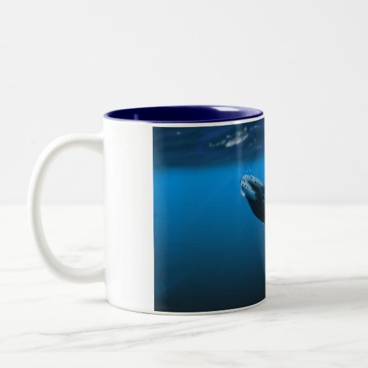 Humpback Whale Coffee Mok (Links)