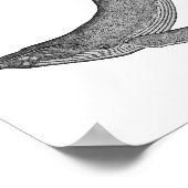 Humpback Whale Dotwork Poster (Hoek)