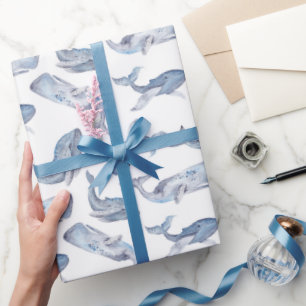 Humpback Whale Gift Wrapping Paper Cadeaupapier