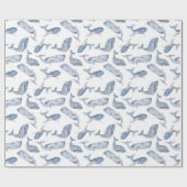 Humpback Whale Gift Wrapping Paper Cadeaupapier (Vlak)
