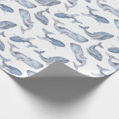Humpback Whale Gift Wrapping Paper Cadeaupapier (Hoek)