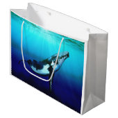 Humpback Whale Groot Cadeauzakje (Voorkant Gekanteld)