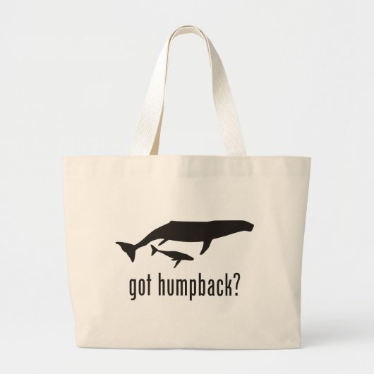 Humpback Whale Grote Tote Bag (Voorkant)