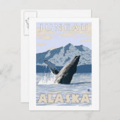 Humpback Whale - Juneau, Alaska Briefkaart (Voorkant / Achterkant)