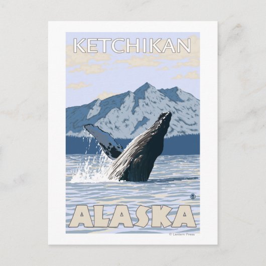Humpback Whale - Ketchikan, Alaska Briefkaart (Voorkant)