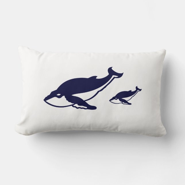 Humpback Whale Kussen (Voorkant)