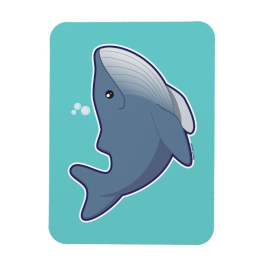 Humpback Whale Magneet (Verticaal)