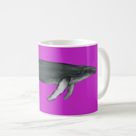 Humpback whale mug koffiemok (Voorkant rechts)